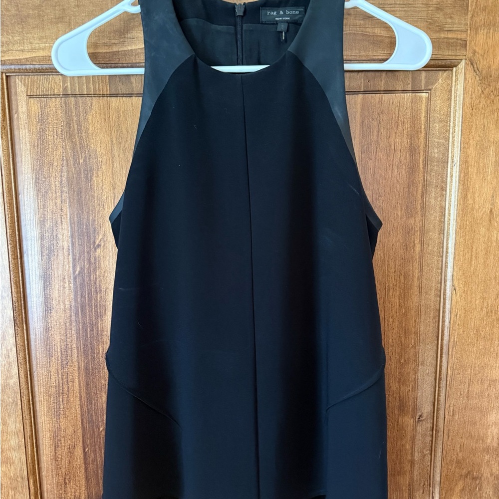 rag & bone Black Sleeveless tank